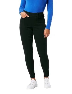Jeans skinny Denizen lavado obscuro corte cadera para mujer