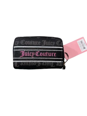 Cartera Juicy Couture para Mujer, Diseño Moderno con Logo Bordado y Cierre de Cremallera