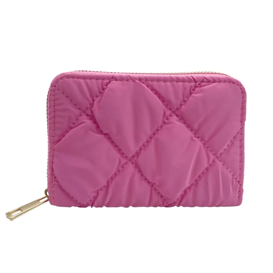 Cartera Capitonado Color Rosa