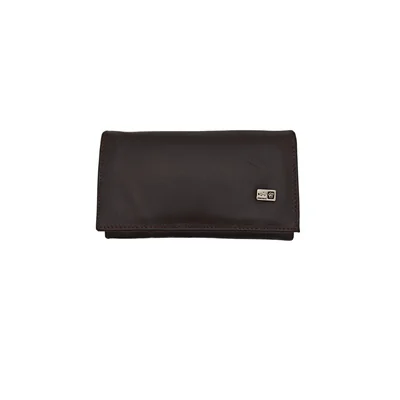 Cartera en Piel Vacuno Fana Lisa Café