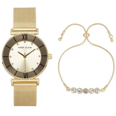 Set Reloj Anne Klein para Mujer Ak3780Chgbst