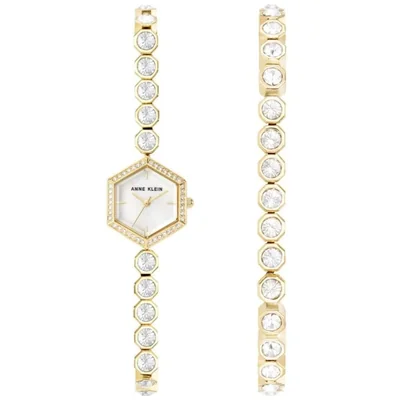 Set Reloj Anne Klein para Mujer Ak5434Gpst