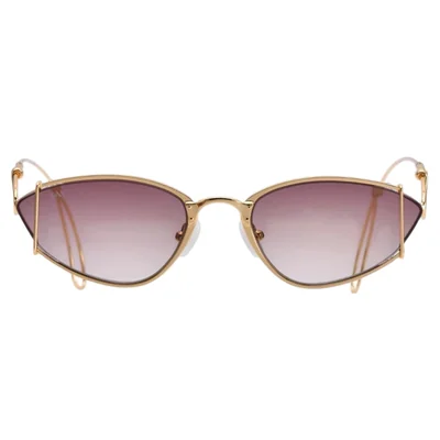Lentes de Sol For Arts Sake diseño Ornate Gold Grey