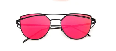 Lentes De Sol Sao Paulo Rojo Efecto Espejo- Blanco Sunglasses.