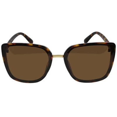 Lentes de Sol Cuadrados Pasta Carey Mica Café Mossimo