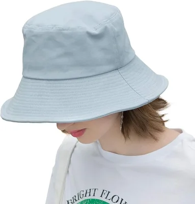 Sombreros de algodón de ala ancha para mujer