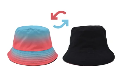 Sombrero Bucket Doble Vista Multicolor