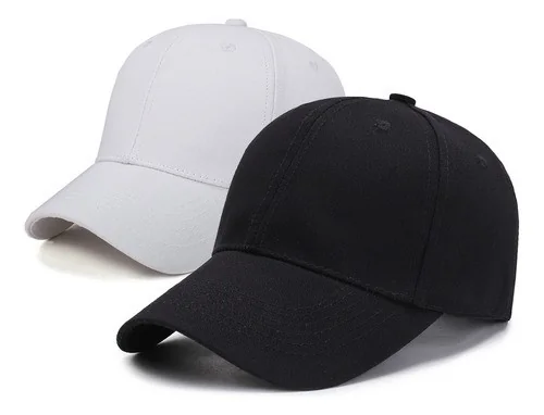 Gorras Deportivas Cómodas Unisex Color: Negro + Blanco