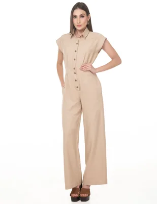 Jumpsuit lvyou y spandex casual para mujer