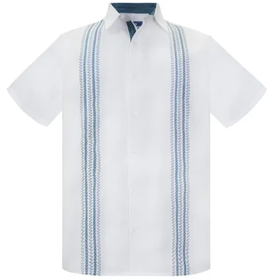 Camisa Regular Fit Blanca Collection G Candila Manga Corta para Hombre
