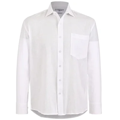 Camisa Casual Relaxed Fit Cavalatti Manga Larga para Hombre