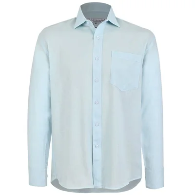 Camisa Casual Relaxed Fit Cavalatti Manga Larga para Hombre
