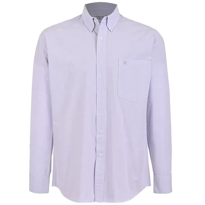 Camisa Casual Rayas Relaxed Fit Cavalatti Manga Larga para Hombre