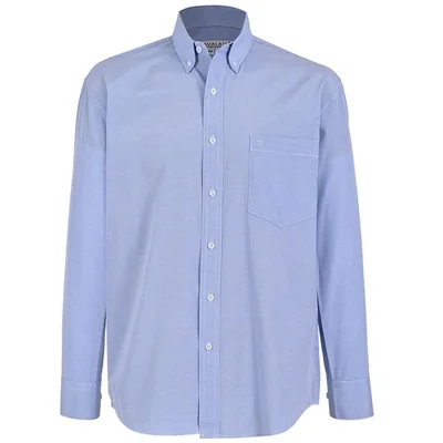 Camisa Casual Cuadros Relaxed Fit Cavalatti Manga Larga para Hombre
