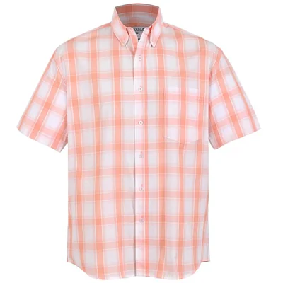 Camisa Casual Cuadros Regular Fit Cavalatti Manga Corta para Hombre