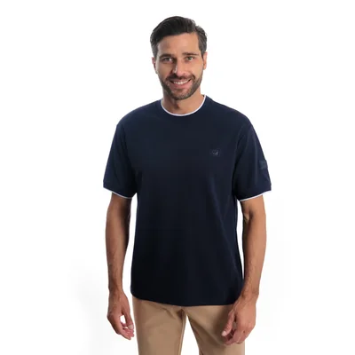 Playera Regular Fit Kenneth Cole Manga Corta para Hombre