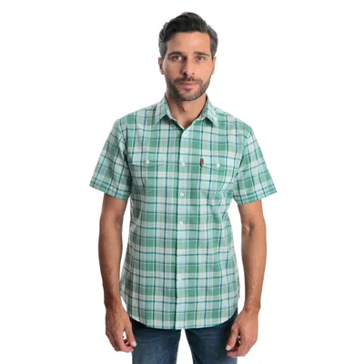 Camisa Regular Fit Chaps Manga Corta para Hombre