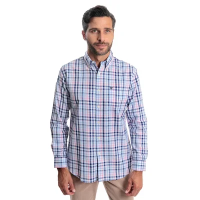 Camisa Regular Fit Chaps Manga Larga para Hombre