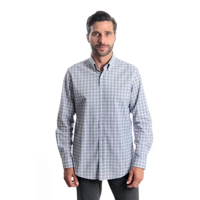 Camisa Regular Fit Kenneth Cole Manga Larga para Hombre
