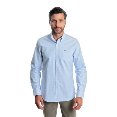 Camisa Regular Fit Lisa Chaps Manga Larga para Hombre