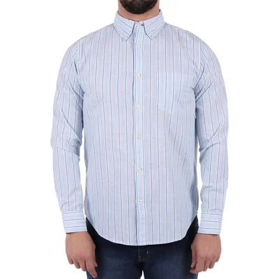Camisa Rayas Manga Larga Algodón Casual J.opus Hombre