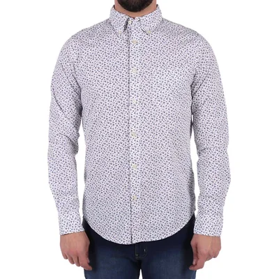 Camisa Estampado Flores Manga Larga Casual J.opus Hombre