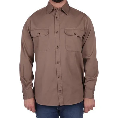 Camisa Manga Larga 2 Bolsillos Algodón J.opus Hombre