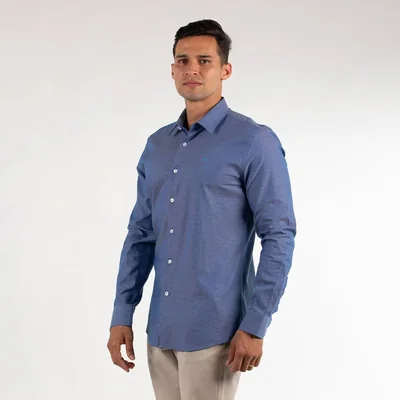 Camisa Casual Oscar de la Renta Manga Larga para Hombre