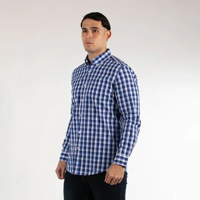 Camisa Casual Oscar de la Renta Manga Larga para Hombre