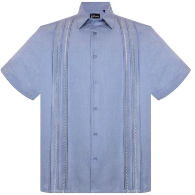 Camisa Azul Eléctrico G Candila New Comfort Manga Corta para Hombre