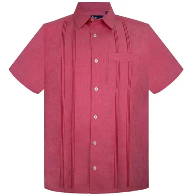 Camisa Roja G Candila Comfort Manga Corta para Hombre