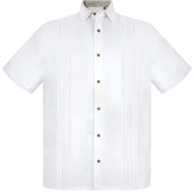 Camisa Blanca Cancumisa Resort Manga Corta para Hombre