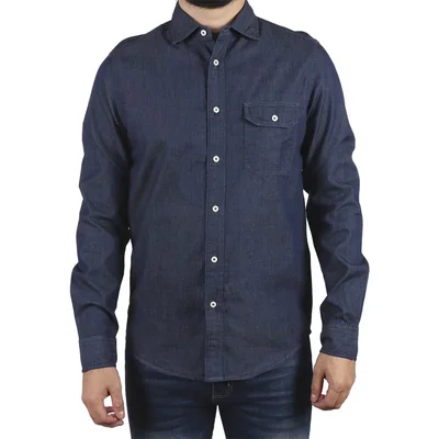 Camisa Straight Casual Manga Larga Algodón J.opus Hombre