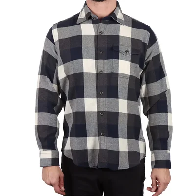 Camisa Cuadros Grandes Algodón Carlo Corinto para Hombre