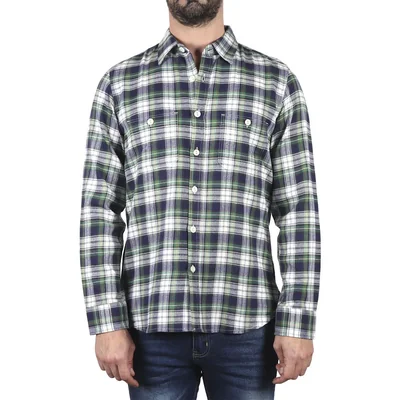 Camisa Cuadros Franela Corte Regular J.opus para Hombre