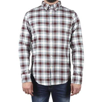 Camisa Manga Larga Cuadros en Contraste J.opus para Hombre
