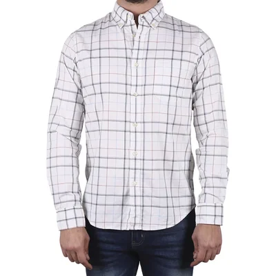 Camisa Algodón Líneas Entrelazadas J. Opus para Hombre