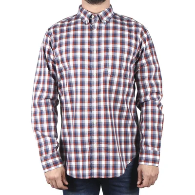 Camisa Manga Larga Cuadros Gingham J.opus para Hombre