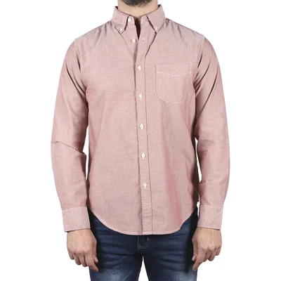 Camisa Oxford Liso Manga Larga J.opus para Hombre