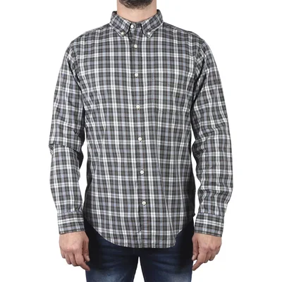 Camisa Manga Larga Cuadros Button Down J.opus para Hombre