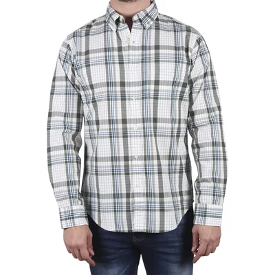 Camisa Cuadros Manga Larga J.opus para Hombre