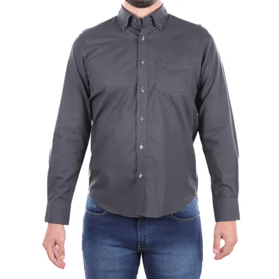 Camisa Manga Larga Button Down Casual Carlo Corinto para Hombre