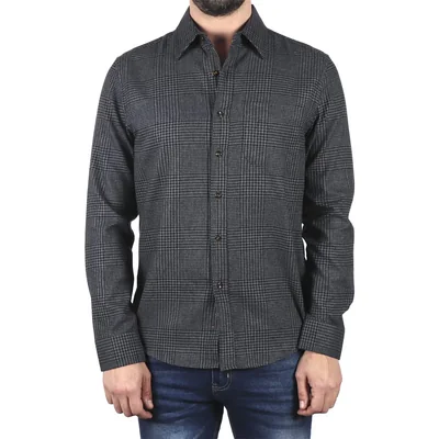Camisa Manga Larga Príncipe de Gales J.opus para Hombre