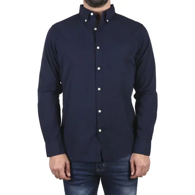 Camisa Popelina de Algodón Manga Larga J.opus para Hombre