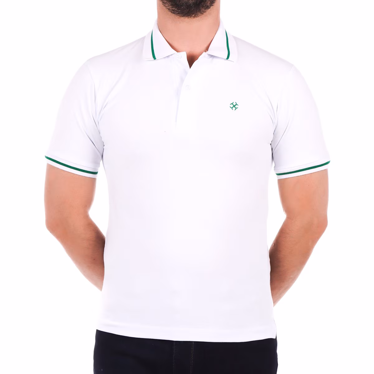Playera Polo Clásica Algodón Logo Carlo Corinto Hombre