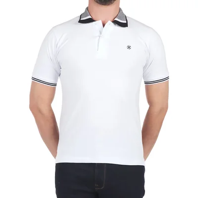 Playera Polo Manga Corta Logo Carlo Corinto Hombre