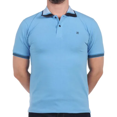 Playera Polo Manga Corta Logo Carlo Corinto para Hombre