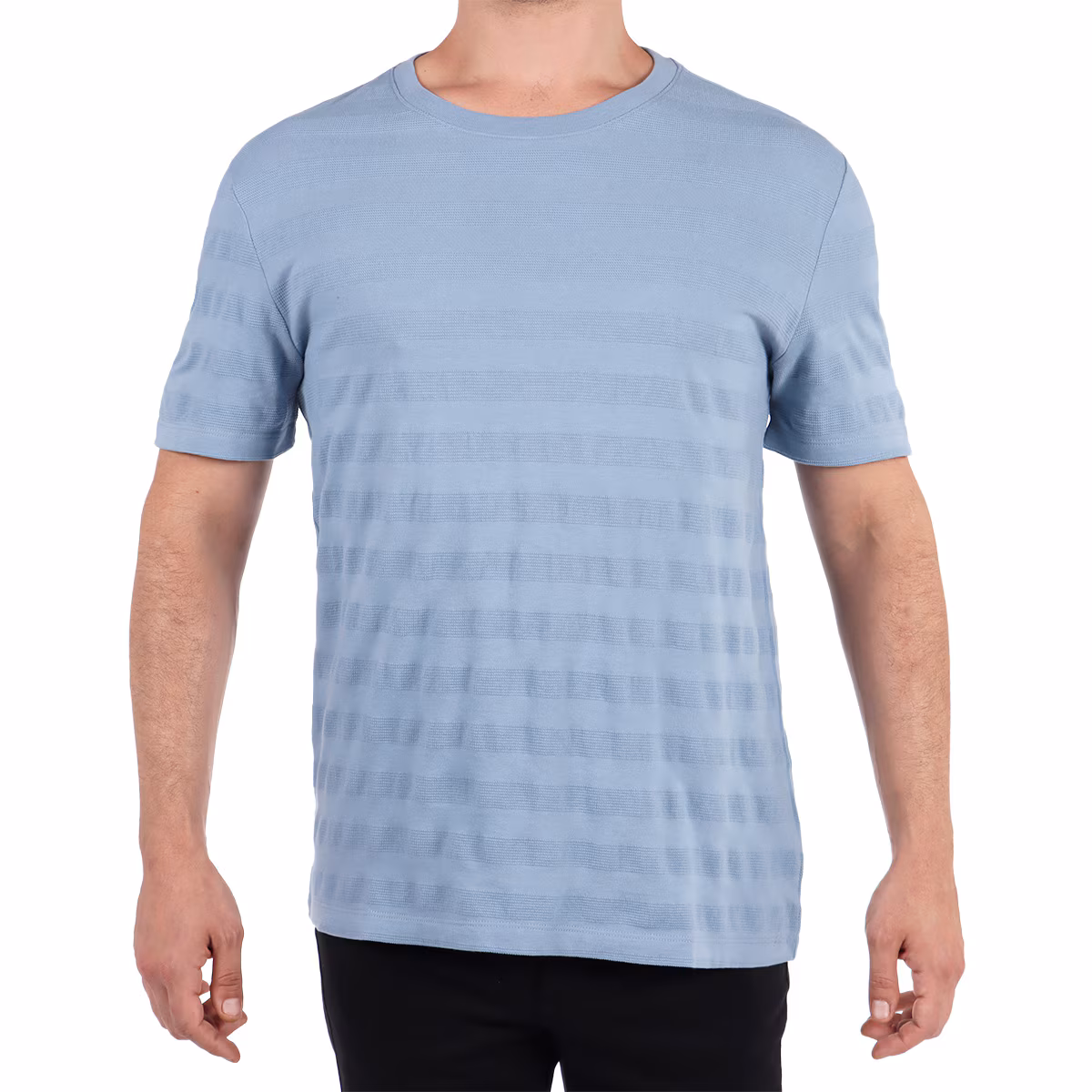 Playera Franjas Waffle Algodón Bruno Magnani para Hombre