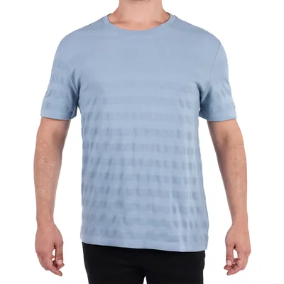 Playera Franjas Waffle Algodón Bruno Magnani para Hombre