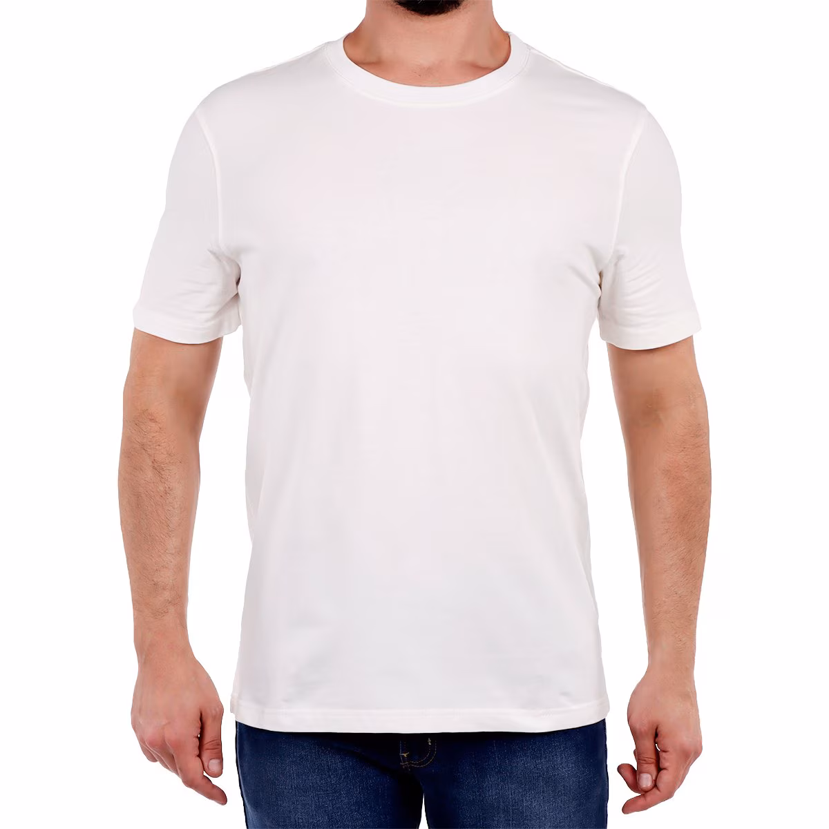 Playera Lisa Manga Corta de Algodón J.opus para Hombre